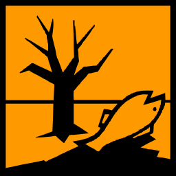 Download free orange fish pictogram square pollution tree risk icon